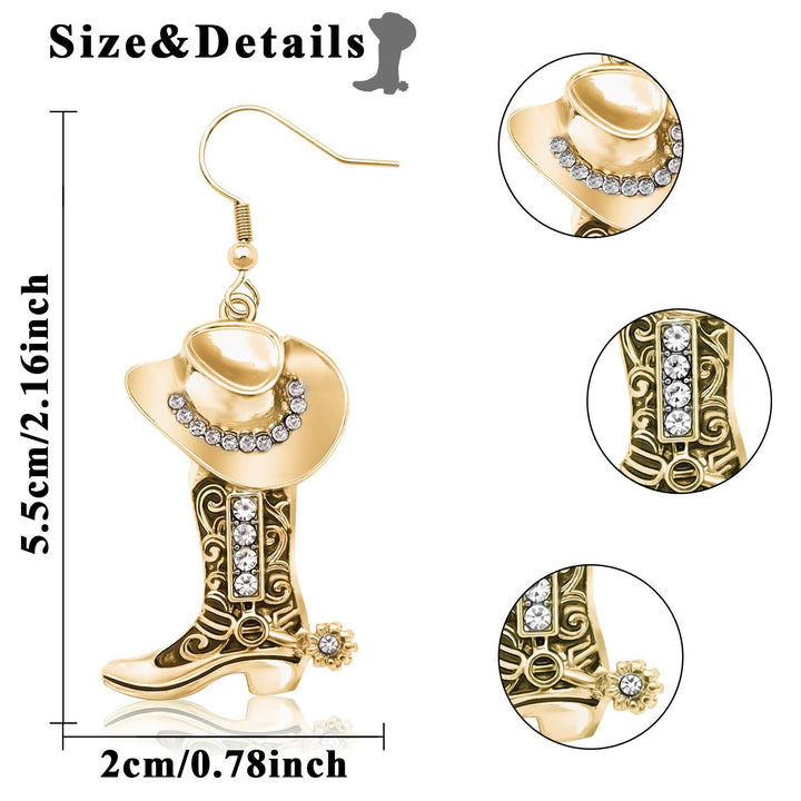 Cowboy Boot and Hat Earrings Kalsten