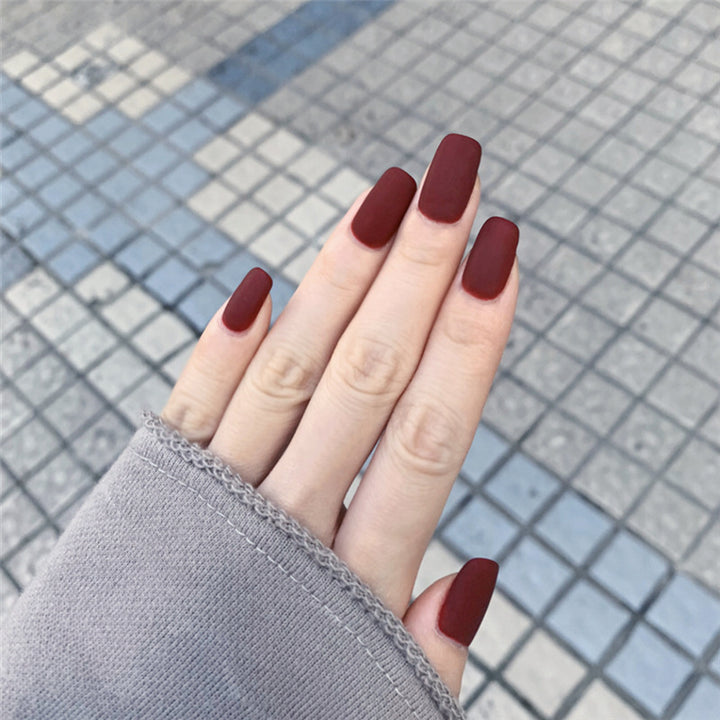 Matte Finish Nail Extensions  1791776951