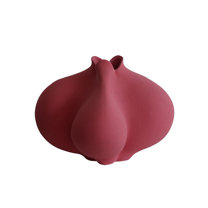 Organic-Shaped Decorative Vase