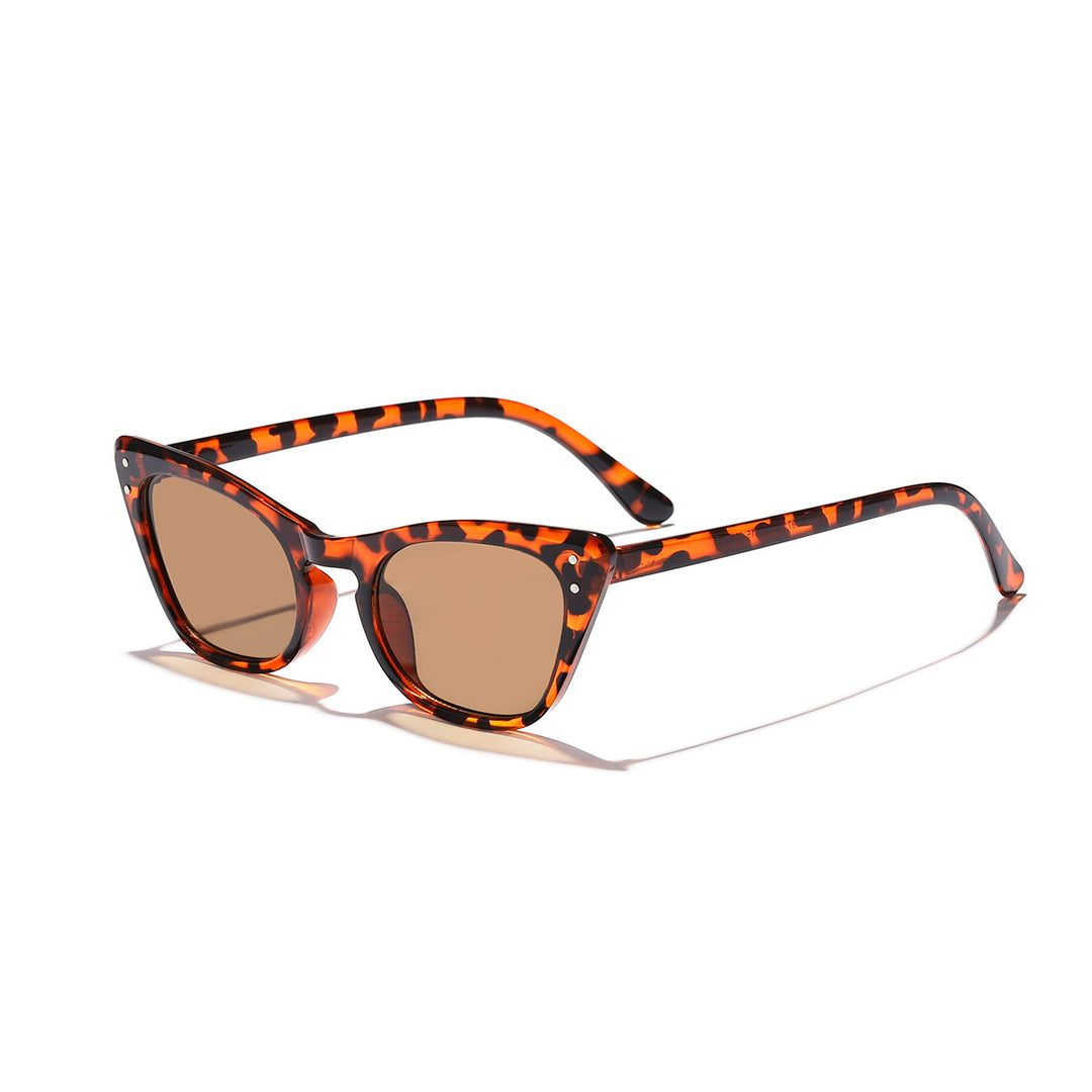 Ladies Cat-Eye Sunglasses with Mirrored Lenses and Stylish Frame Kalsten