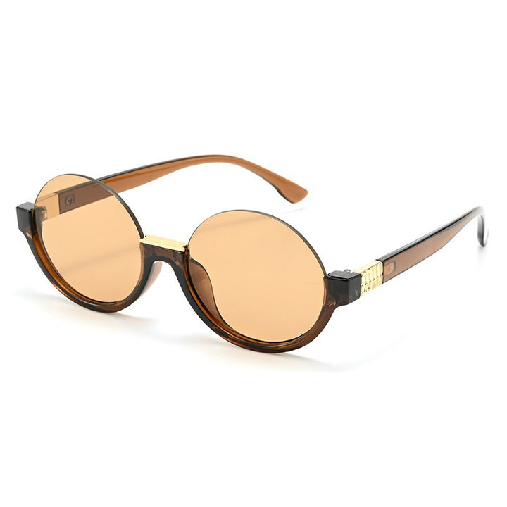 Women’s modern round sunglasses with elegant accents and UV protection Kalsten