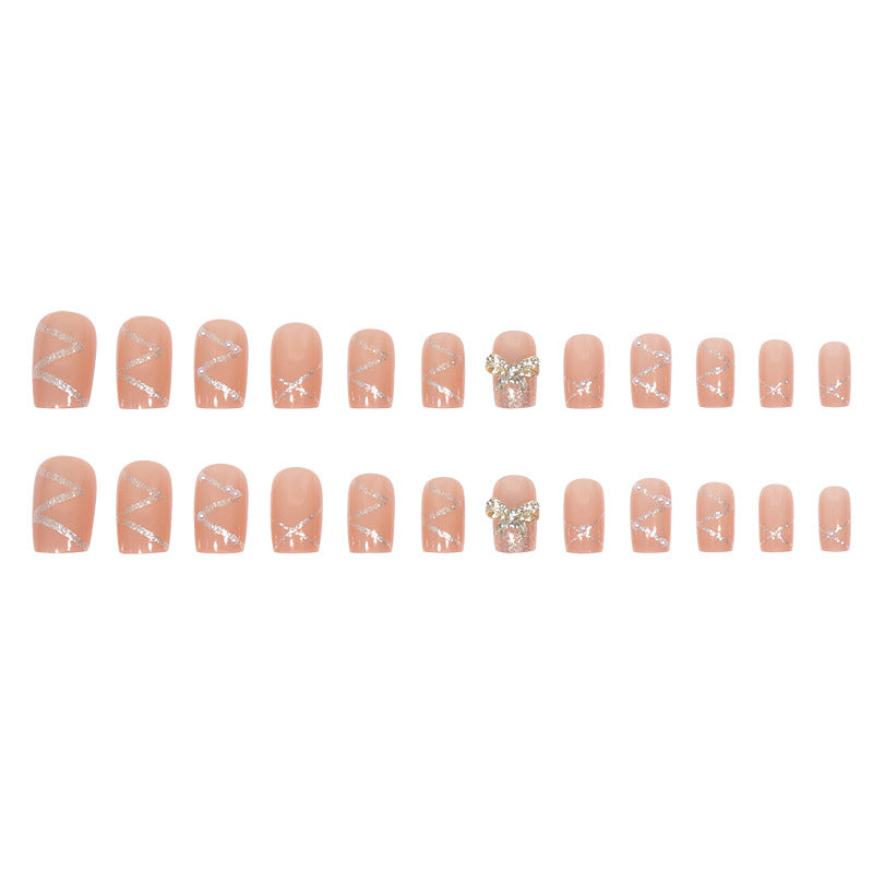 Crystal-Embellished Press-On Nail Set Kalsten