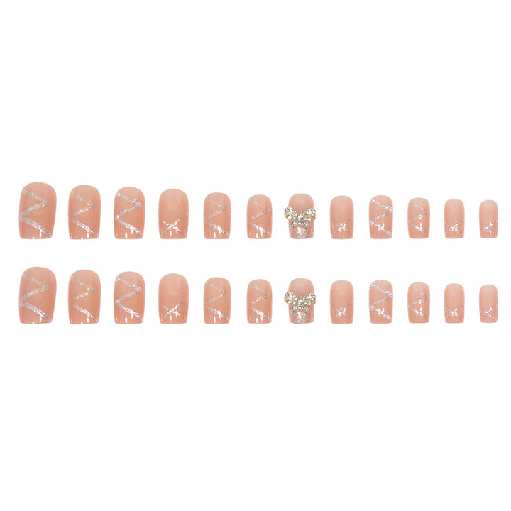 Crystal-Embellished Press-On Nail Set Kalsten