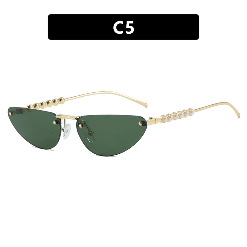 Women's Cat-Eye Sunglasses with Luxurious Details and Protective UV Filter Kalsten