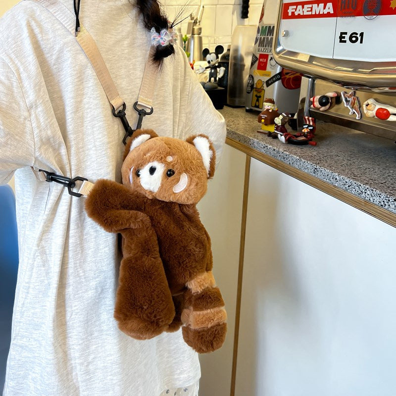 Plush Animal-Shaped Backpack