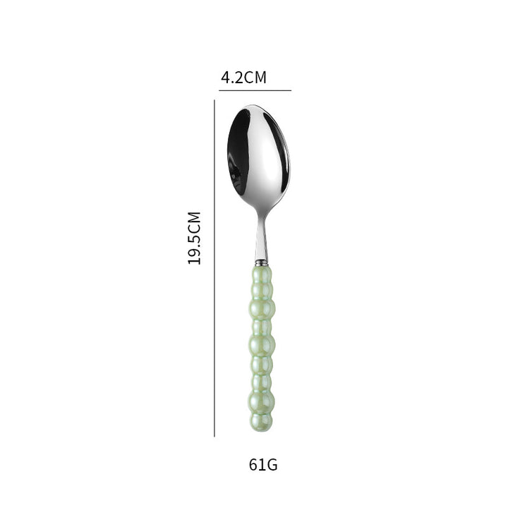 Elegant finger food fork with non-slip handle Kalsten