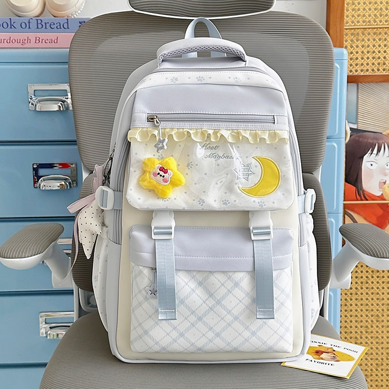 Decorative Graphic Print Backpack Kalsten