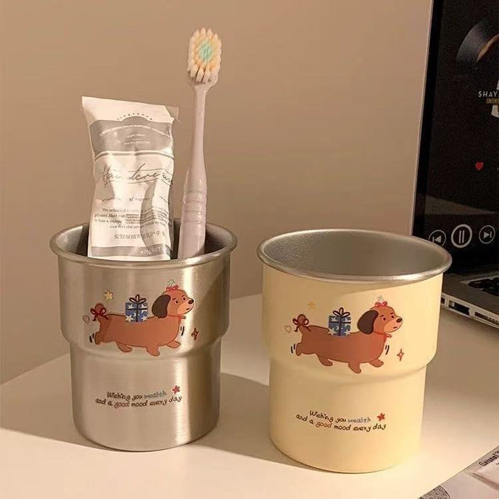 Toothbrush holder with cheerful dog design Kalsten
