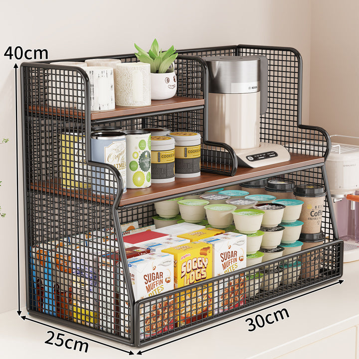 Multi-Tier Kitchen Shelf Organizer Kalsten