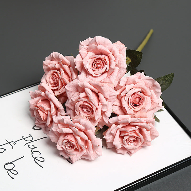 Premium Faux Floral Rose Bouquet