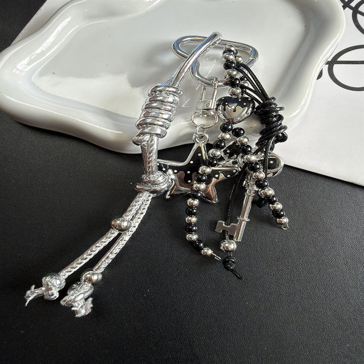 Unique Beaded Charm Keychain Holder Kalsten
