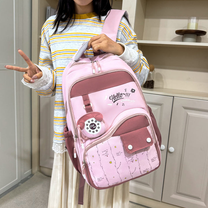Whimsical Printed Backpack Kalsten