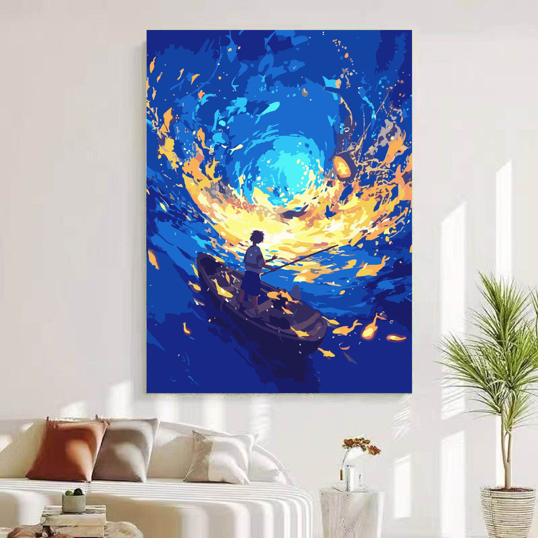 Dreamy Cosmic Landscape Wall Art Kalsten