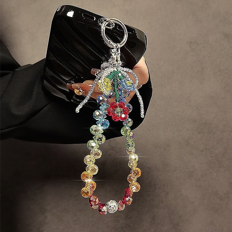 Colorful Beaded Charm Keychain Kalsten