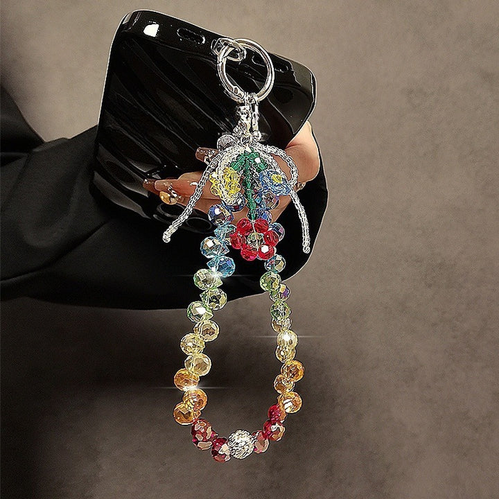 Colorful Beaded Charm Keychain Kalsten