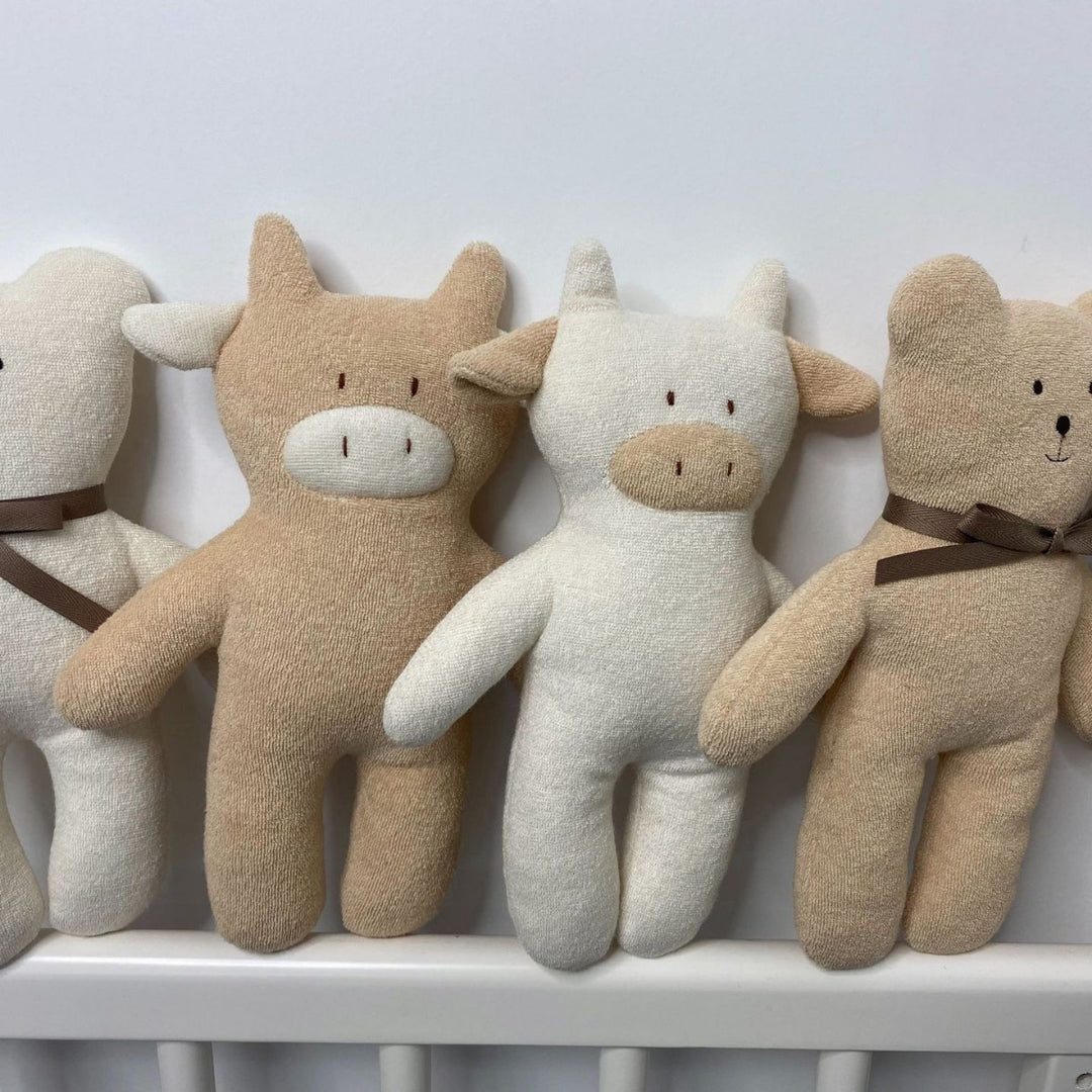 Terry Cloth Star-Head Baby Comforter Plush