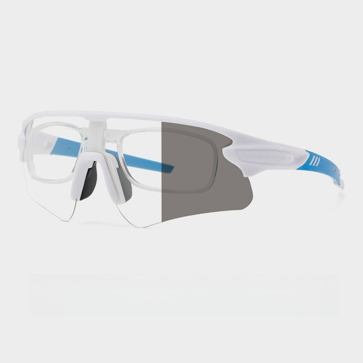 Unisex sporty high-performance sunglasses with aerodynamic design and adjustable nose pad Kalsten