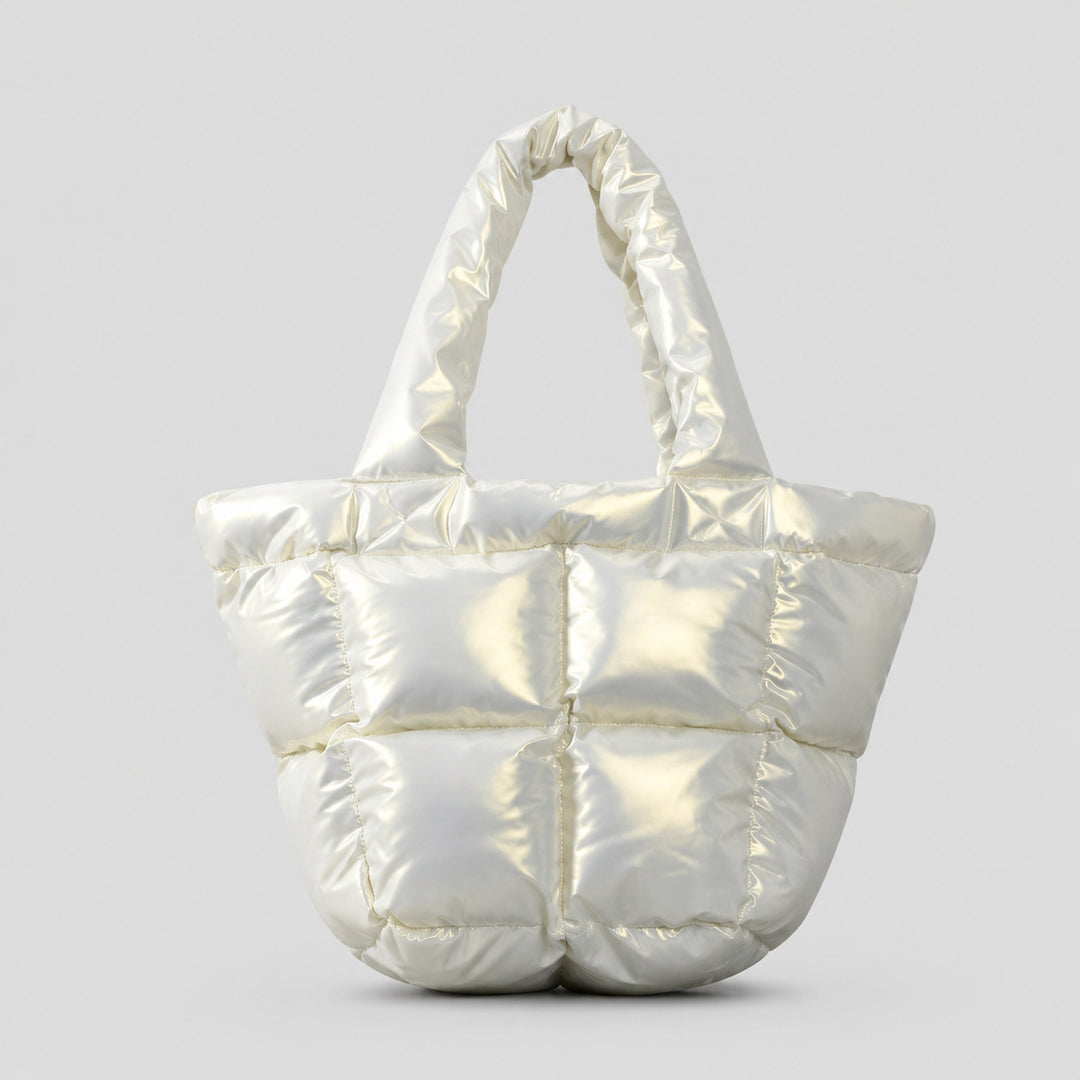 Puffed Quilted Tote Bag