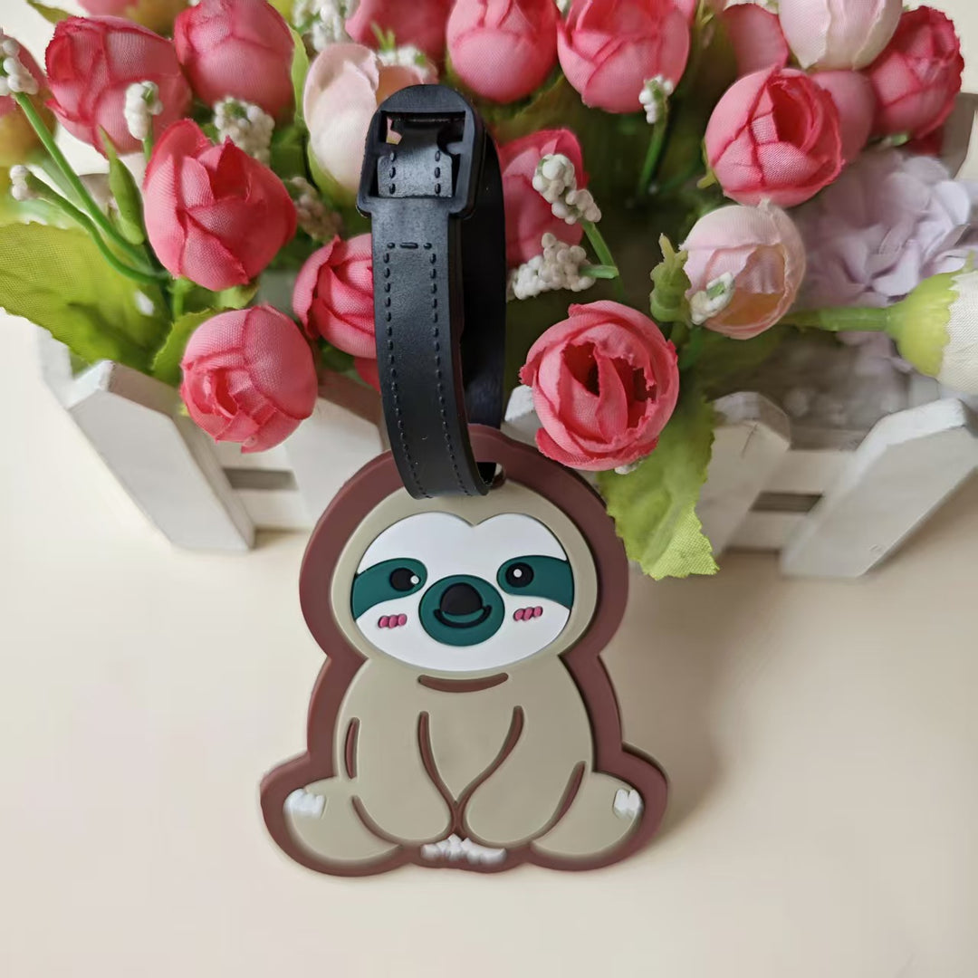 Unisex luggage tag in cute sloth design Kalsten
