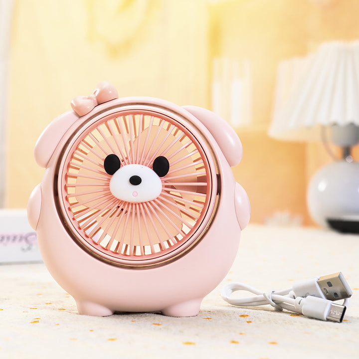 Ladies portable table fan in cute animal design Kalsten