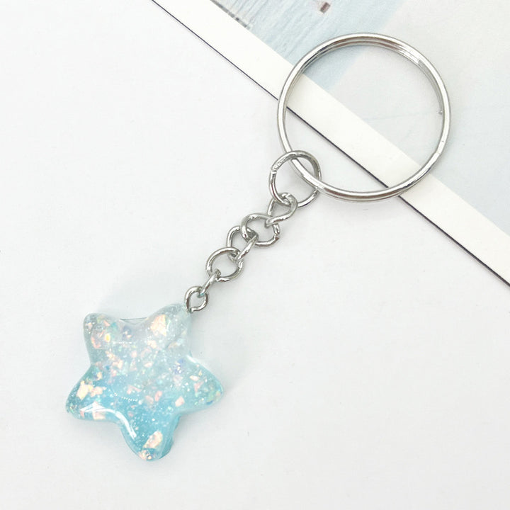 Star-Shaped Acrylic Keychain Kalsten