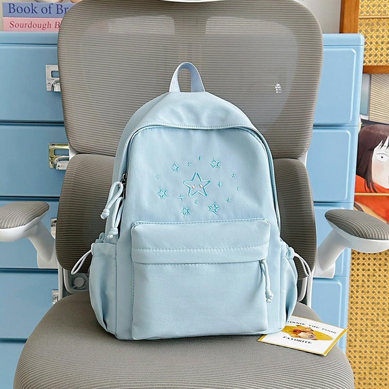 Cute Printed Star-Embellished Backpack Kalsten