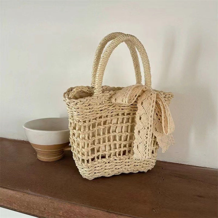 Handcrafted straw bag Kalsten