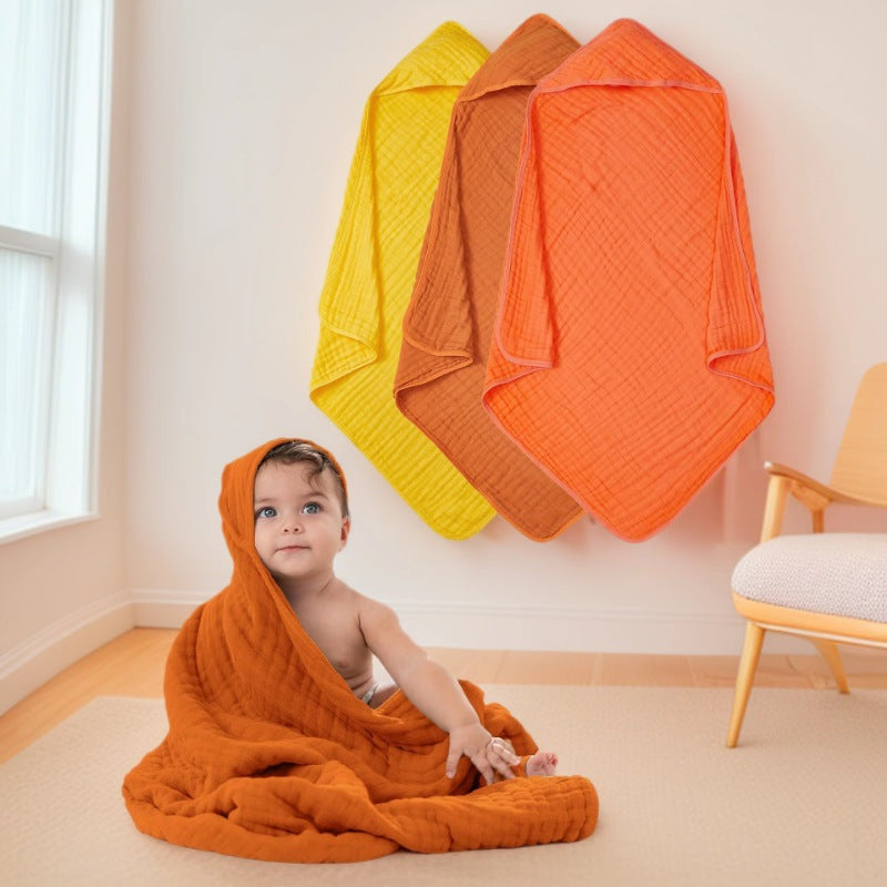 Ultra-Soft Muslin Hooded Bath Towel kalsten