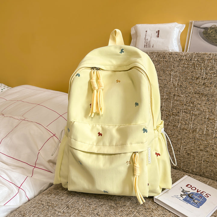 Stylish Floral-Embellished Backpack Kalsten