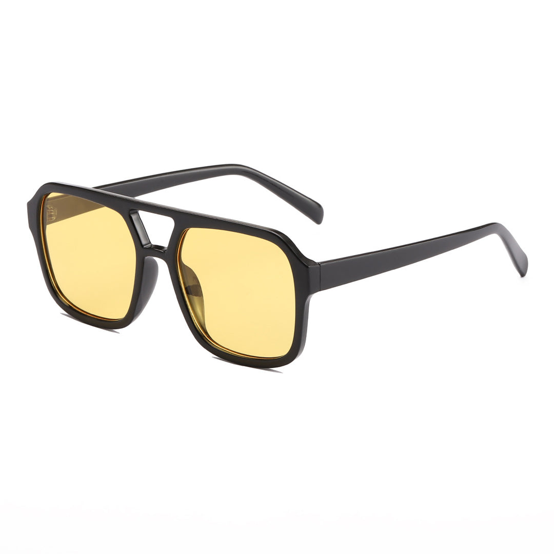 Ladies elegant square sunglasses with stylish pattern Kalsten