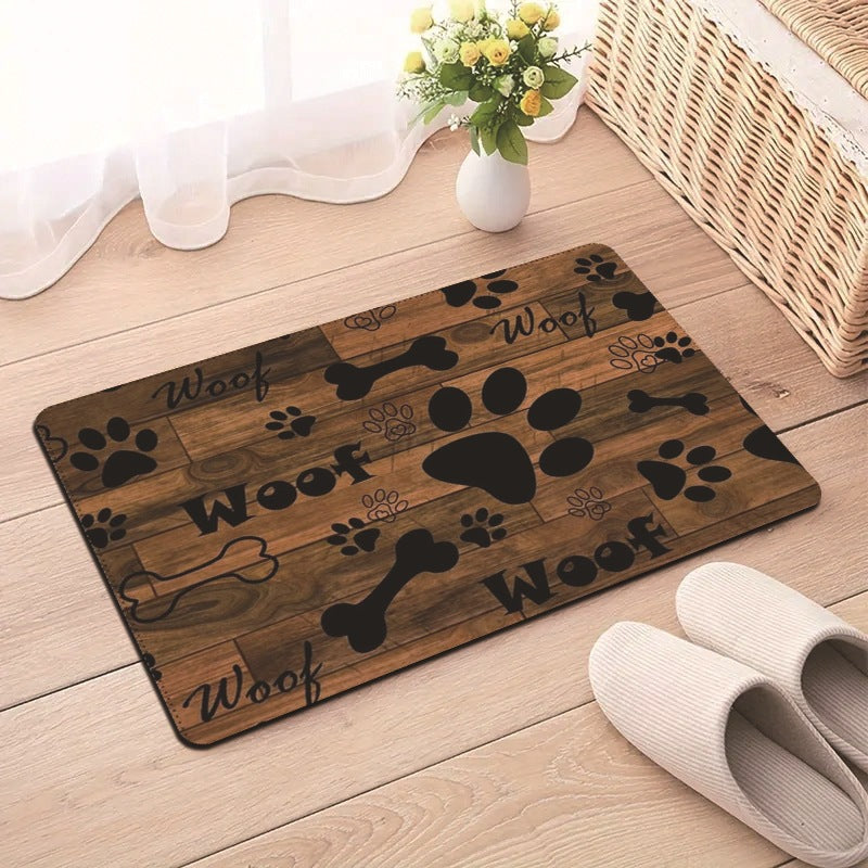 Decorative Pet-Themed Bath Mat Kalsten
