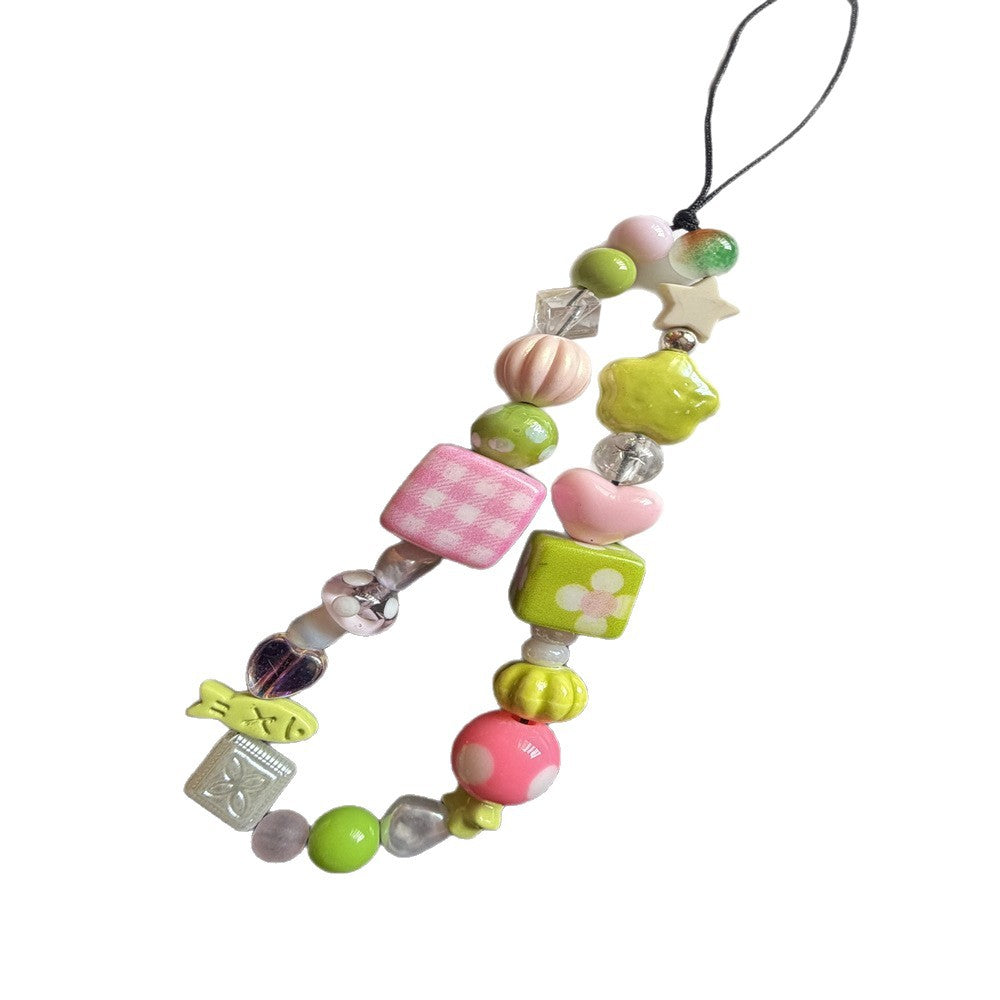 Fun Decorative Beaded Keychain Kalsten