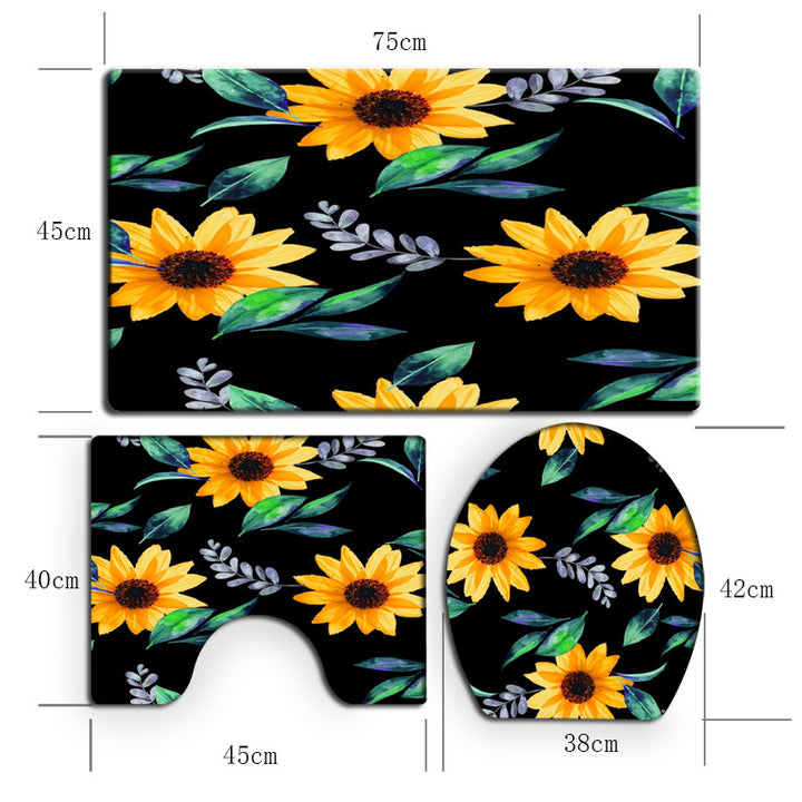 Floral Theme Bathroom Décor Set Kalsten
