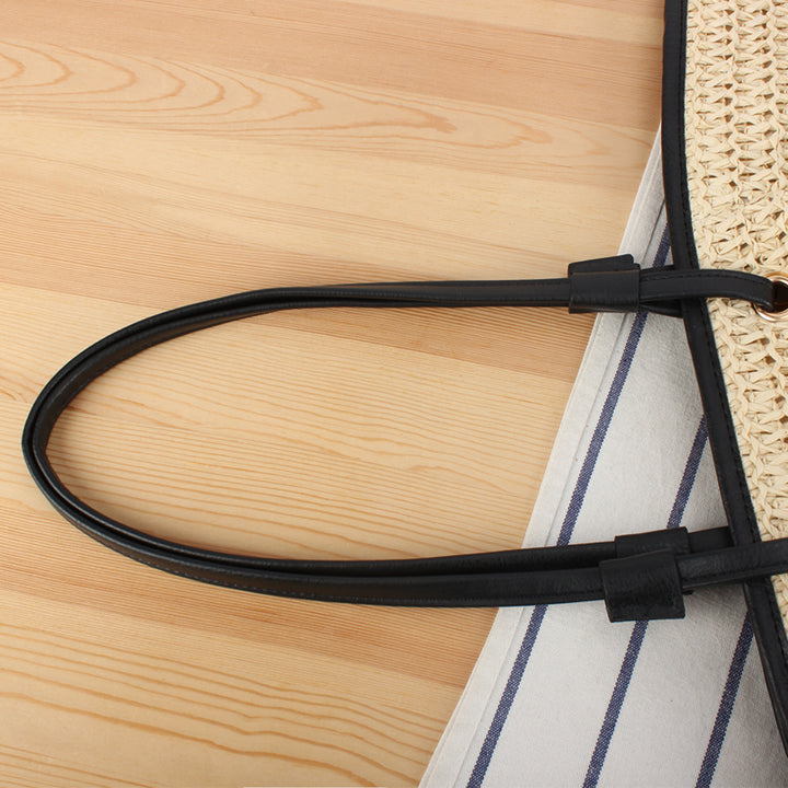 Tote bag with sophisticated compartment design and durable leather handles Kalsten