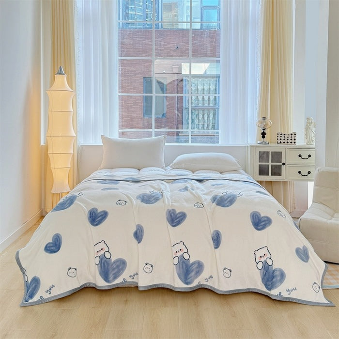 Women Patterned Blanket made of Soft Cotton Kalsten