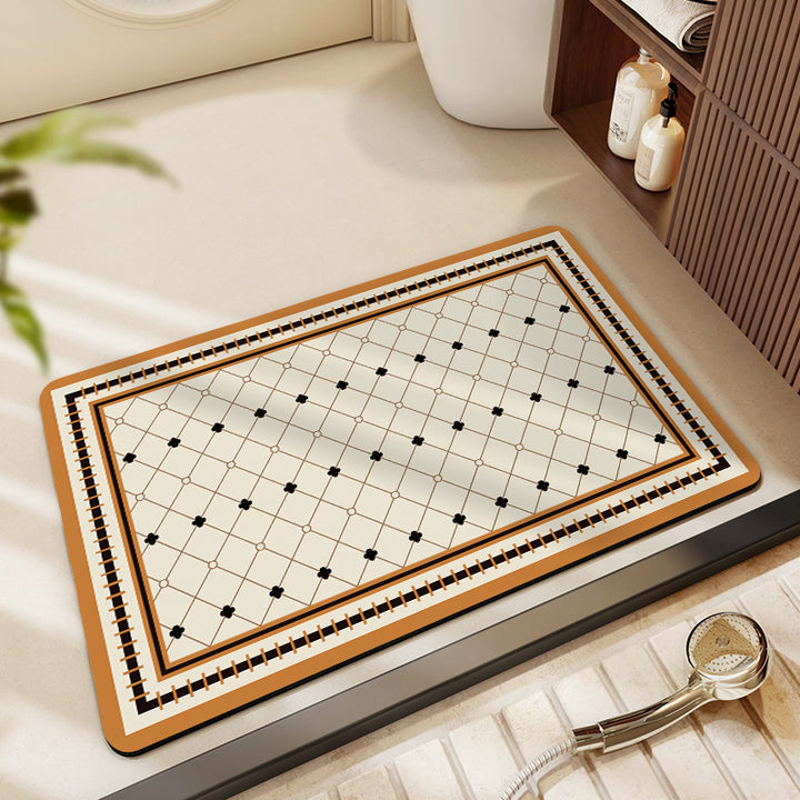 Decorative Bath Mat Kalsten