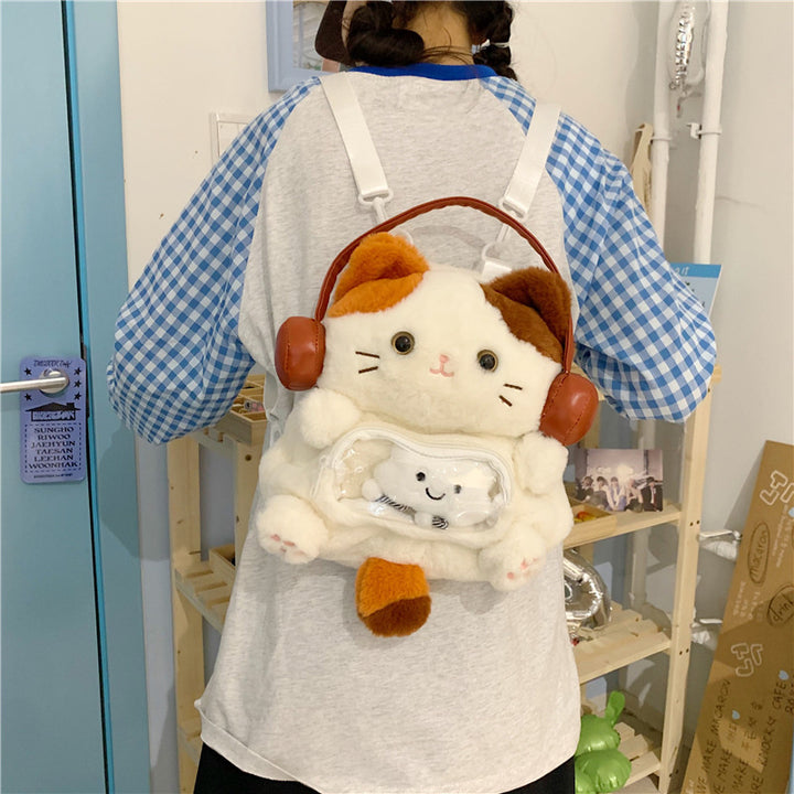 Cute Plush Animal-Themed Backpack Kalsten