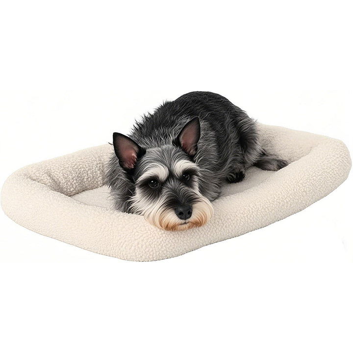 Plush-Filled Orthopedic Pet Resting Pad Dog Bed