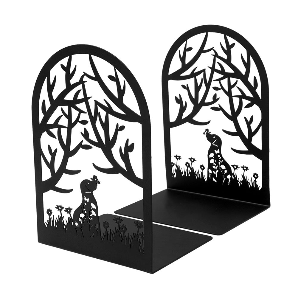 Decorative Forest Silhouette Bookends