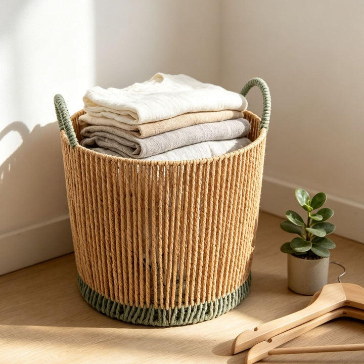 Modern Woven Storage Basket Kalsten