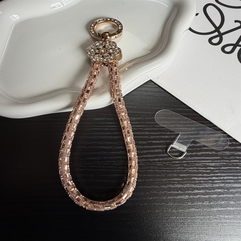Elegant Crystal-Accented Keychain Holder Kalsten