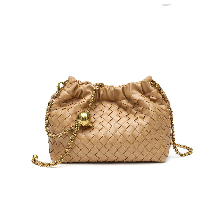 Woven Leather Evening Purse Kalsten
