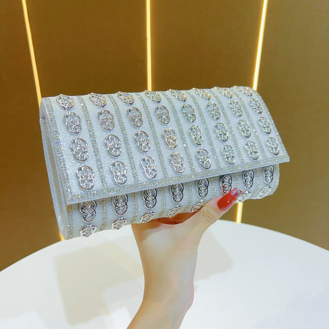 Decorative Rhinestone Clutch