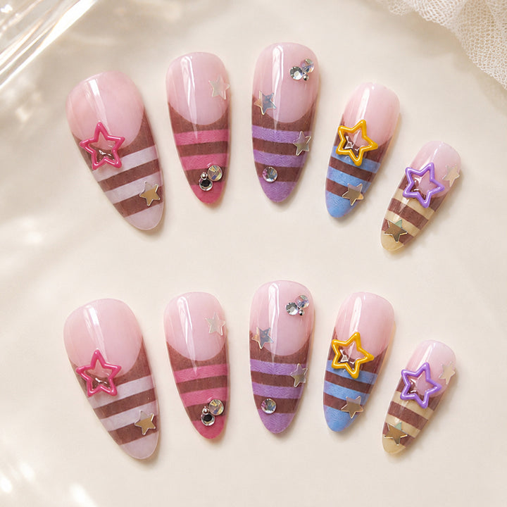 Artistic Stiletto Nail Decorations