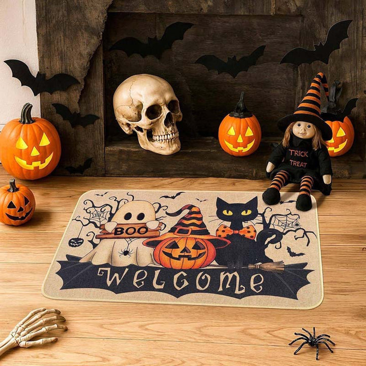 Halloween Decorative Welcome Mat for Entrance