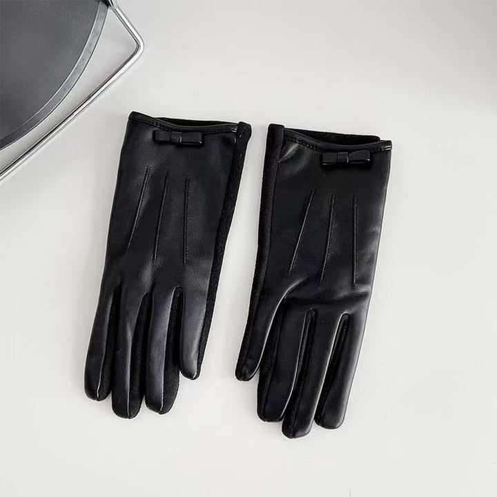Elegant Leather Touchscreen Gloves Kalsten