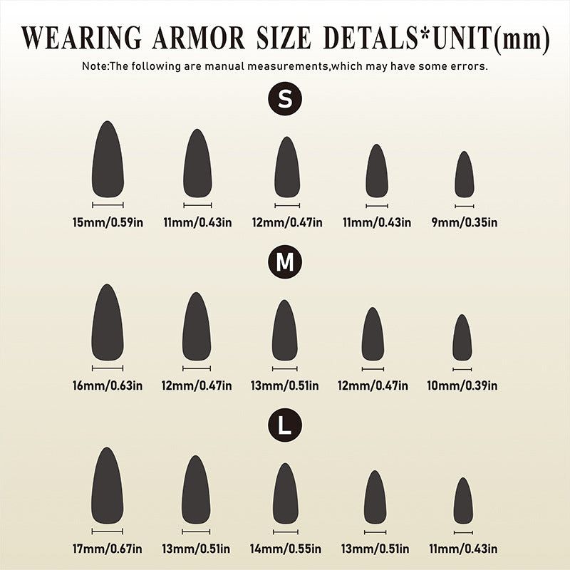 Acrylic nail set with elegant ombre effect and glamorous embellishments Kalsten