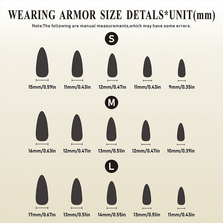 Acrylic nail set with elegant ombre effect and glamorous embellishments Kalsten