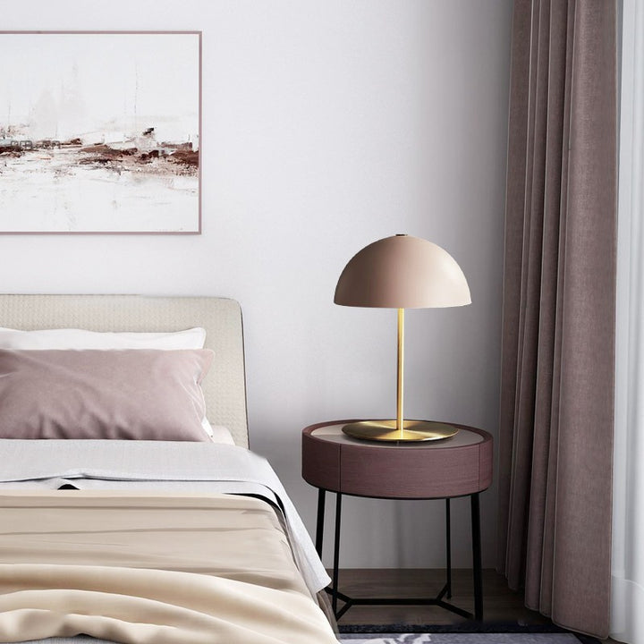 Modern Minimalist Table Lamp with Gold Base