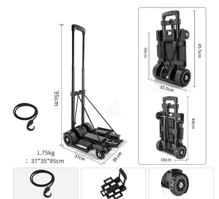 Heavy-Duty Dual-Wheel Folding Hand Truck Kalsten